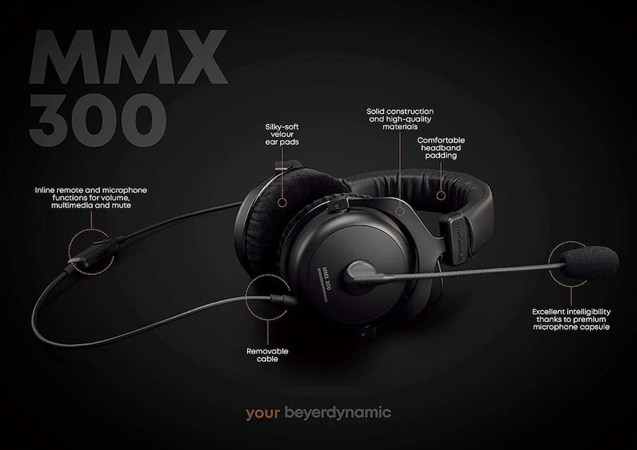 Beyerdynamic mmx 300: игровая гарнитура для аудиофилов