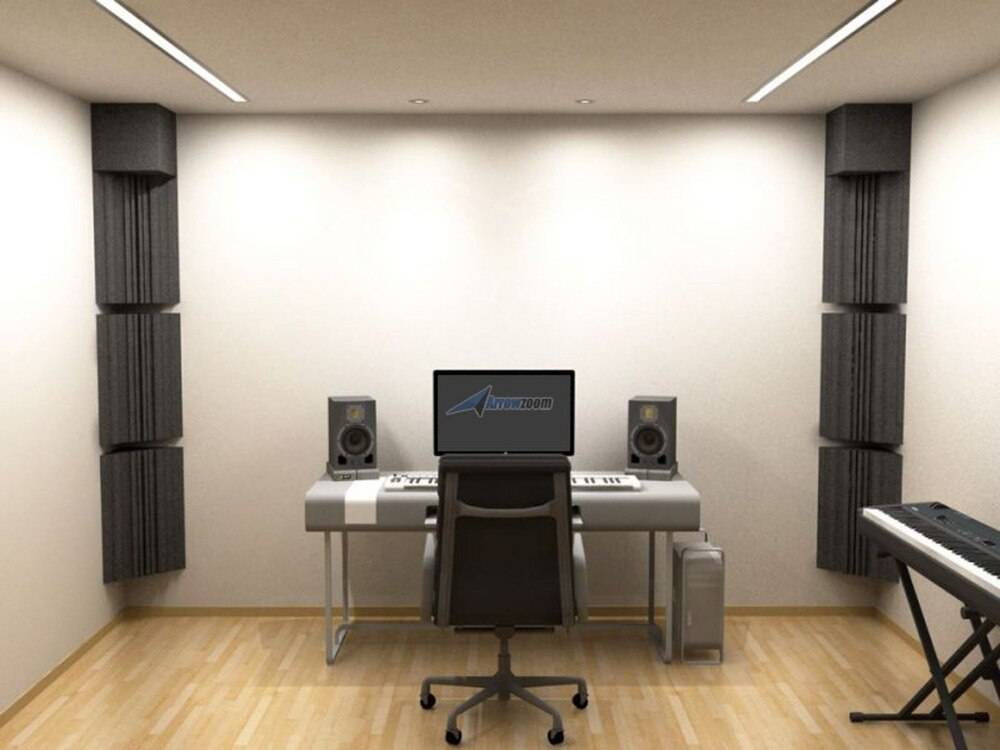 Звукоизоляция и акустическая обработка студии звукозаписи