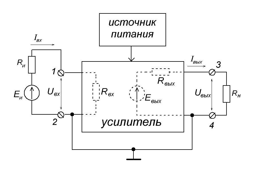 Схема усилителя напряжения