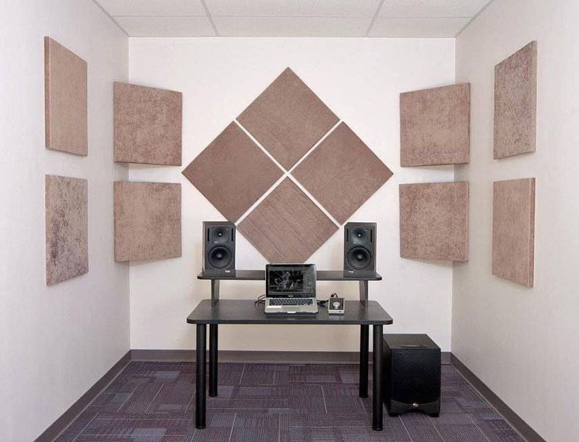 Звукоизоляция и акустическая обработка студии звукозаписи