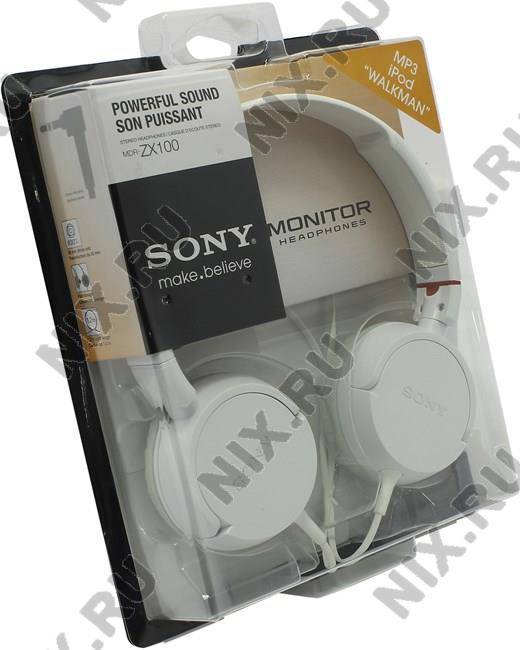 Sony mdr-zx100 обзор: спецификации и цена