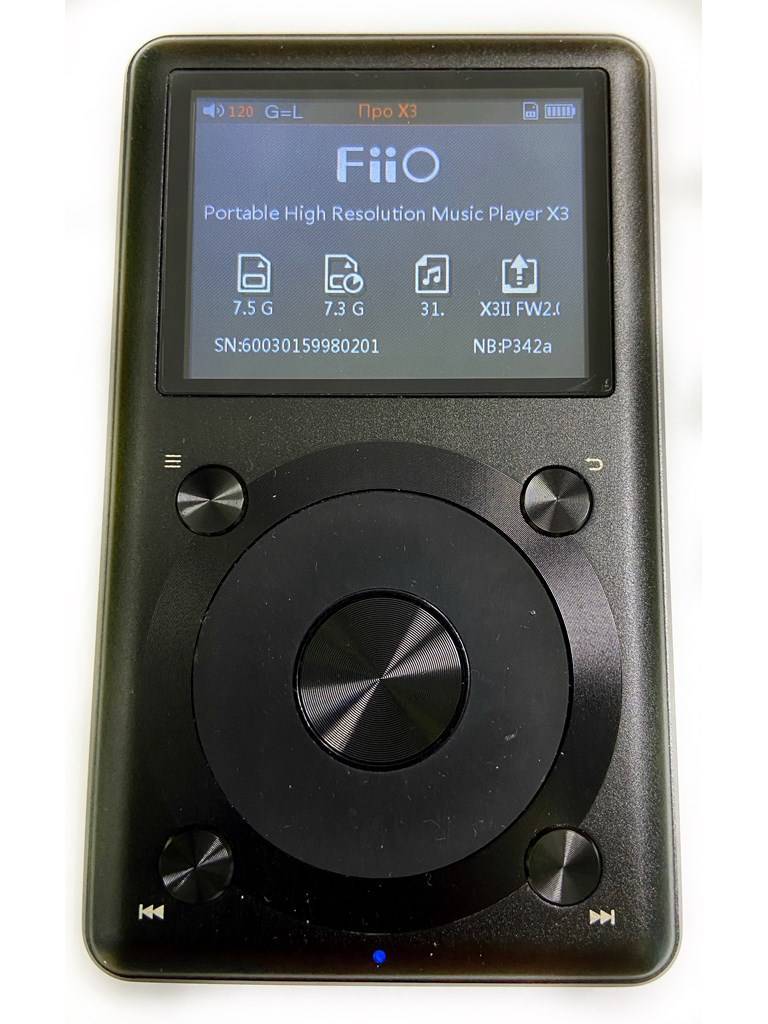 Обзор hi-res аудиоплеера fiio x3 mark iii