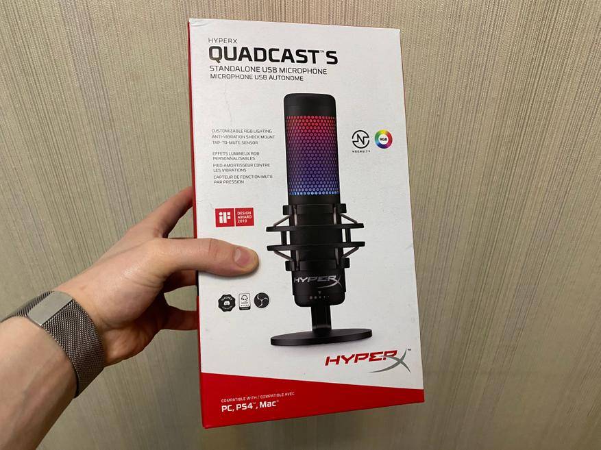 Hyperx quadcast микрофоны