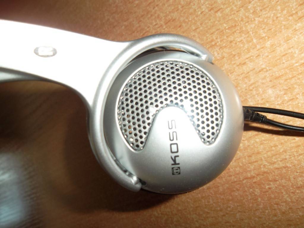 Koss ktxpro1 titanium portable headphones with volume control, single, standard packaging