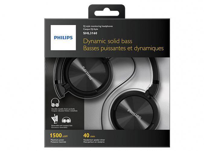 Philips shl3060/00 и shl3160/00 - диджейские наушники с шумоизоляцией